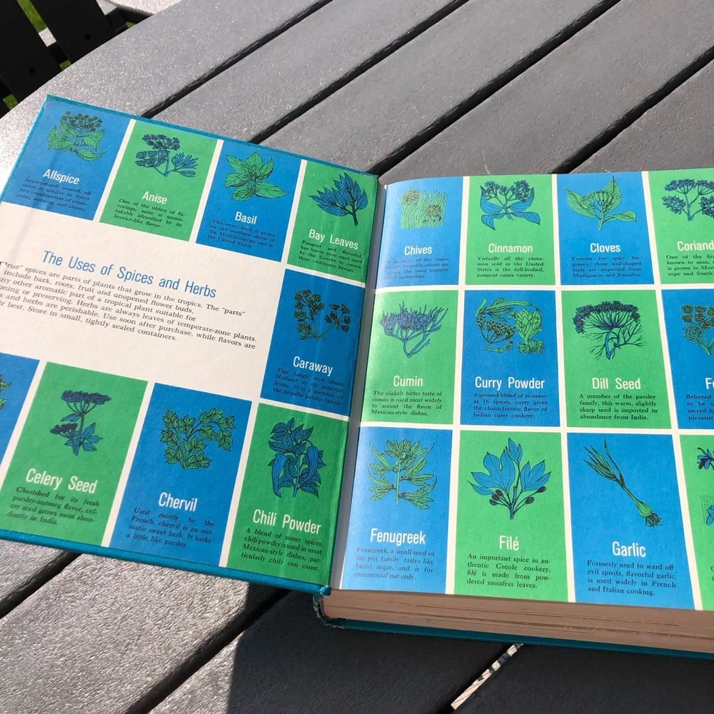 McCall's vintage Cook Book - Bright Turquoise first edition first printing 1963